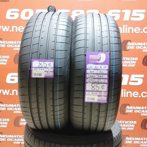 2X 235 60 R18 107V XL GOODYEAR EAGLE F1 ASYMETRIC 3 6.8/7.0MM DOT 4517/4517