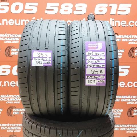 2x 245 35 ZR20 90Y XL DUNLOP SP SPORT MAXX GT 5.2/5.0MM DORT 0419/0519