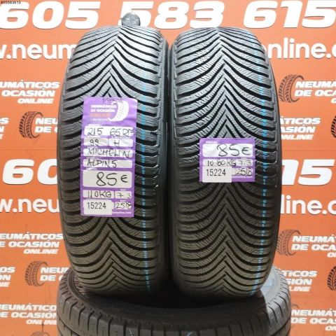 2x 215 65 R17 99H MICHELIN APLIN 5 M+S* 7.3/7.3MM  DOT 2518/2518