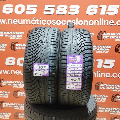 2x 225 45 R18 95V XL MICHELIN PILOT ALPIN ZP M+S*  DOT 2920/2920