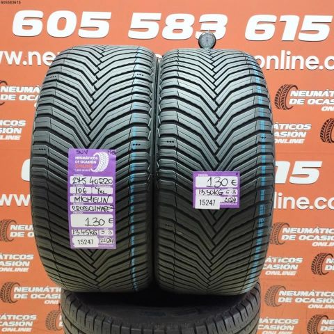 2x 275 40 R20 106Y XL MICHELIN CROSSCLIMATE 2 5.3/5.3MM DOT 2024/2024