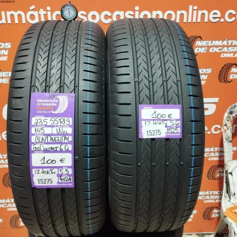 235 55 R19 105W XL CONTINENTAL ECO CONTACT 6Q 5.3/5.6MM DOT 1525/4024