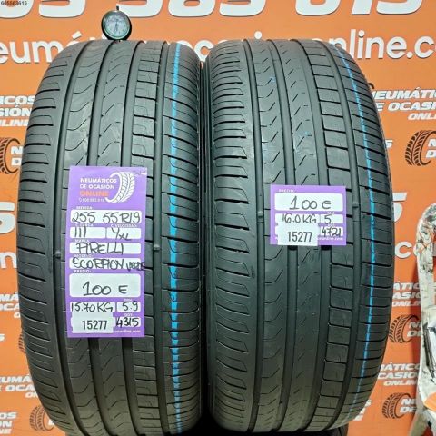 2x 255 55 R19 111Y XL PIRELLI SCORPION VERDE 5.9/5.0MM DOT 4721/4315
