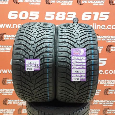 2x 295 35 R21 107V YOKOHAMA BLUEARTH WINTER 6.6/6.6MM DOT 1718/1718
