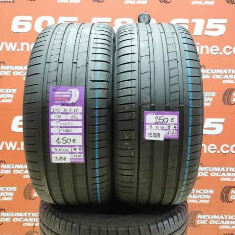 2x 275 35 R22 104W XL PIRELLI PZERO VOL 5.4/5.0MM DOT 4324/4324