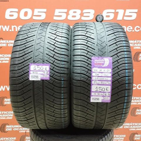 2x 305 35 R21 109V XL MICHELIN PILOT ALPIN 5 SUV NO 4.8/4.8MM DOT 3123/3123