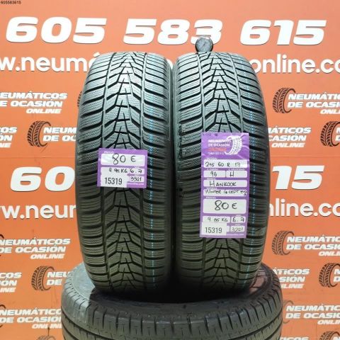 2X 215 60 R17 96H HANKOOK WINTER ICEPT EVO3 6.7/6.7,MM DOT 3321/3321