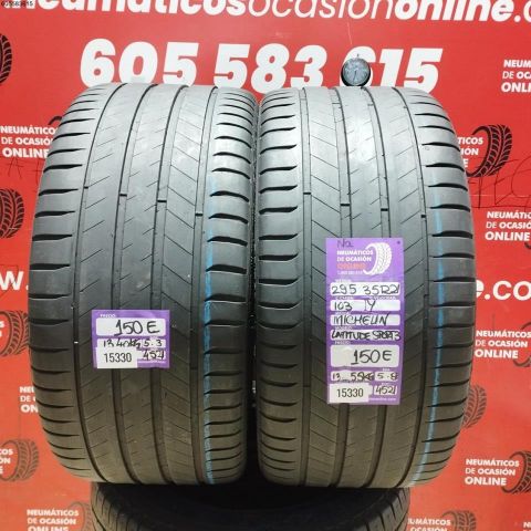 2x 295 35 R21 103Y MICHELIN LATITUDE SPORT 3 NA 5.8/5.3MM DOT 4521/4521