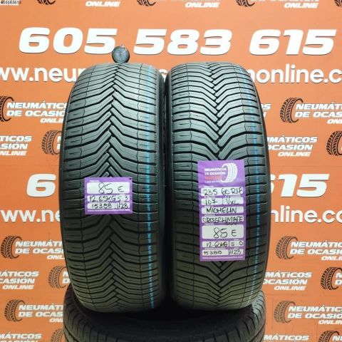 2x 235 60 R18 107V XL MICHELIN CROSS CLIMATE SUV 5.0/5.3MM DOT 1123/1123