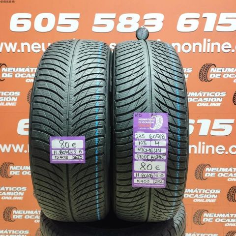 2x 235 60 R18 103H MO M+S MICHELIN PILOT ALPIN SUV 5.8/5.8MM dot 2623/2723