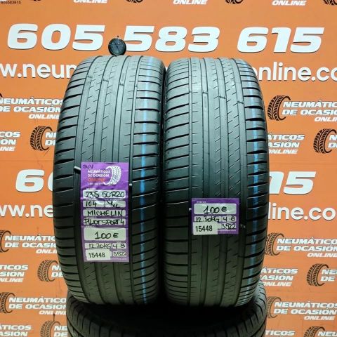 2x 235 50 R20 104Y XL SUV MICHELIN PILOT SPORT 4 DOT 3522/3522