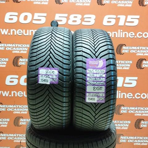 2x 235 55 R18 104V XL MICHELIN CROSSS CLIMATE 2 M+S* 5.5/5.8MM DOT 3822/4722