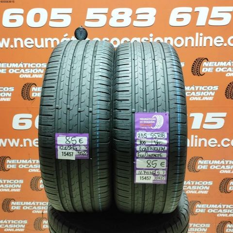 2x 235 55 R18 100V XL CONTINENTAL ECO CONTACT 6 5.2/5.7MM DOT 3522/0722