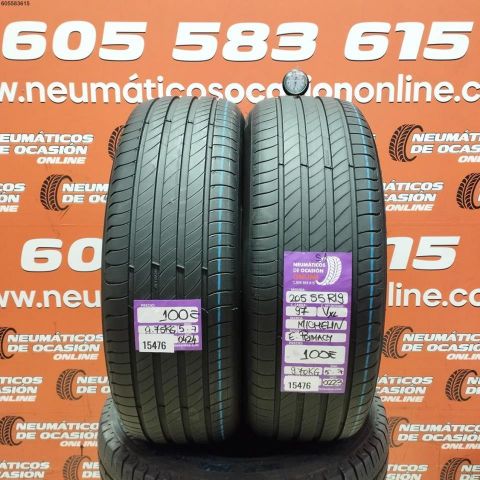 2X 205 55 R19 97V XL S1 MICHELIN E PRIMACY 5.7/5.7MM DOT 0424/0223