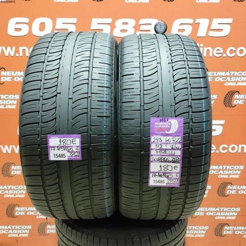 2X 295 40 R22 112W XL M01 PIRELLI SCORPION ZERO ASYMETRICO 5.6/5.6MM DOT 3321/3321