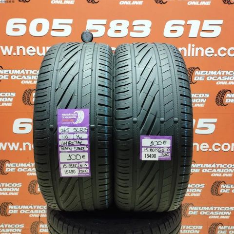 2X 265 50 R19 110Y XL UNIROYAL RAIN SPORT 5 5.5/5.0MM DOT 1320/1320