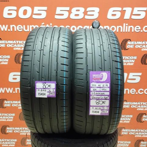2X 255 45 R19 104W XL HANKOOK VENTUS S1 EVO 3 EV 5.2/5.2MM DOT 3923/1923