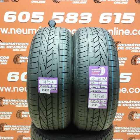 2X 235 60 R18 103W AO GOODYEAR EXCELLENCE 5.6/6.2MM DOT 0421/0421