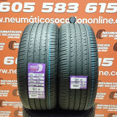 2X 245 45 R19 102V XL SUV GOODYEAR EFFICYENT GRIP PERFORMANCE 5.2/6.2MM DOT 4423/4723
