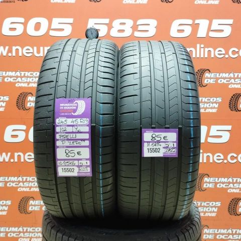 2X 245 45 R19 102Y XL MO PIRELLI P ZERO TM 5.1/5.1MM DOT 4023/2722