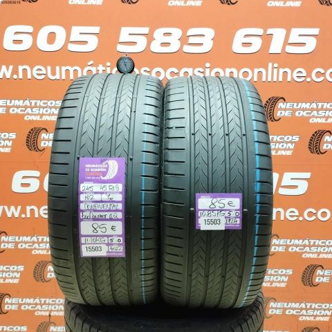 2X 245 45 R19 102Y XL MO CONTINENTAL ECO CONTACT 6Q 5.0/5.0MM DOT 4022/1724