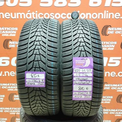 2X 225 45 R19 96V XL M+S* HANKOOK WINNTER ICEPT EVO 3 6.8/6.8MM DOT 1922/1922