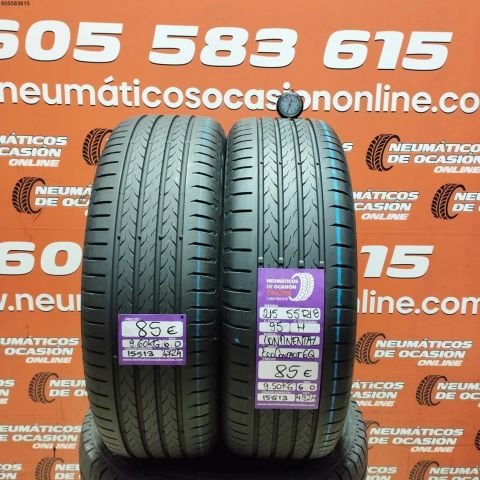2X 215 55 R18 95H CONTINENTAL ECO CONTACT 6Q 6.0/6.0MM DOT 4724/4924