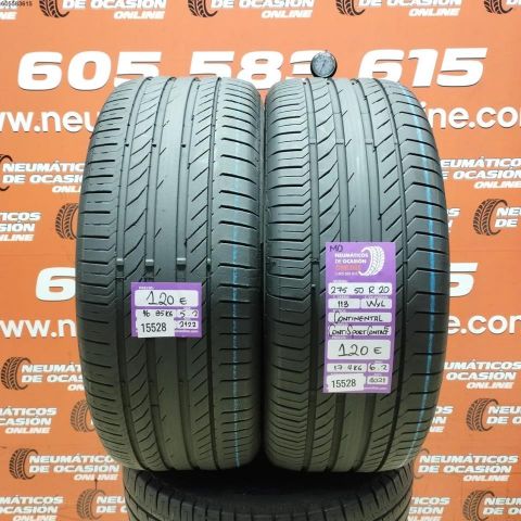2X 275 50 R20 113W XL MO CONTINENTAL CONTI SP CONTACT 5 5.2/6.2MM DOT 2122/4021