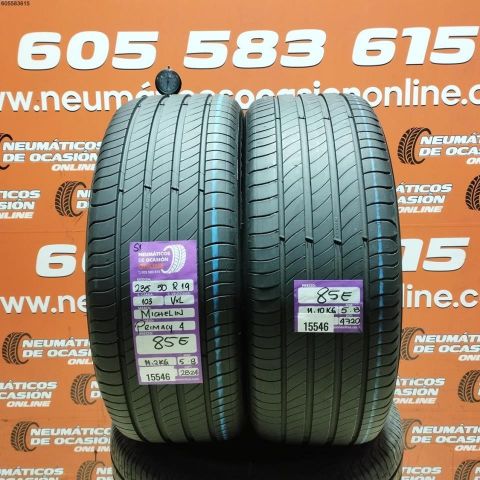 2X 235 50 R19 103V XL S1 MICHELIN PRIMACY 4 5.8/5.8MM DOT 2824/4720