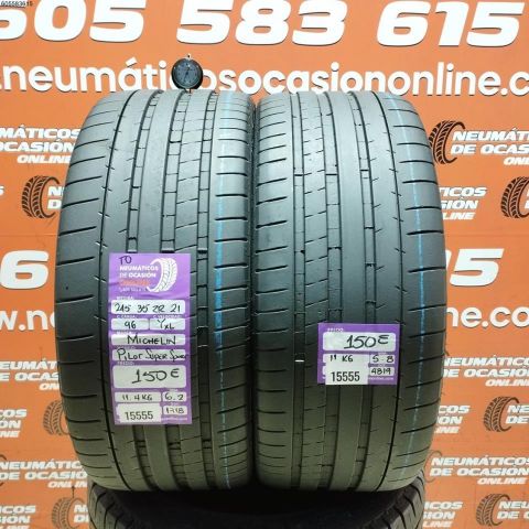 2X 245 35 ZR21 96Y XL TO MICHELIN PILOT SUPER SPORT 5.8/6.2MM DOT 1718/4819