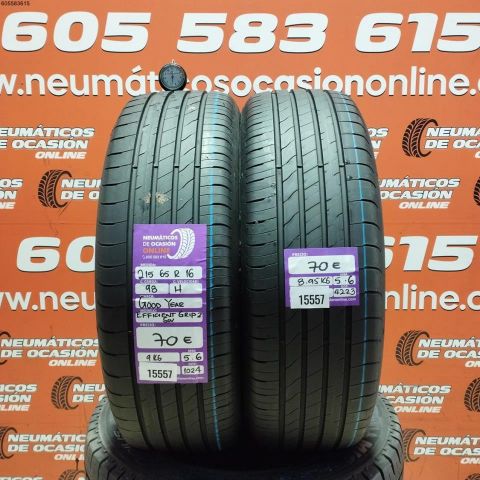 2X 215 65 R16 98H GOODYEAR EFFICIENT GRIP 2 SUV 5.6/5.6MM DOT 1024/4223