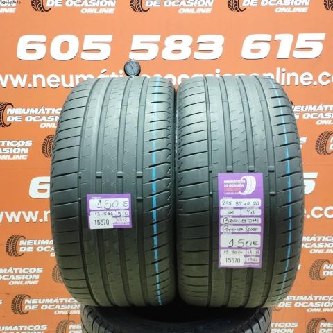 2X 295 35 ZR20 105Y XL BRIDGESTONE POTENZA SPORT 4.8/5.0MM DOT 1722/1322
