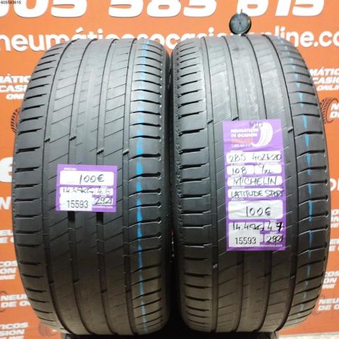 285 40 ZR20 108Y XL MICHELIN LATITUDE SPORT 3 MO 4.5/4.7MM DOT 2921/2921