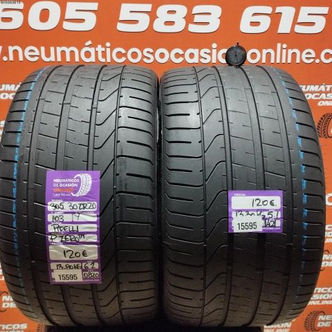 2x 305 30 ZR20 103Y PIRELLI P ZERO TM 6.2/5.1MM DOT 0820/1421