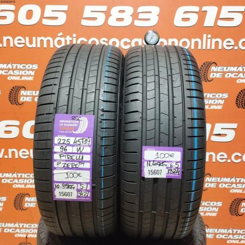 2X 225 45 R19 96W RSC PIRELLI P ZERO TM 5.1/6.5MM DOT 3421/1324