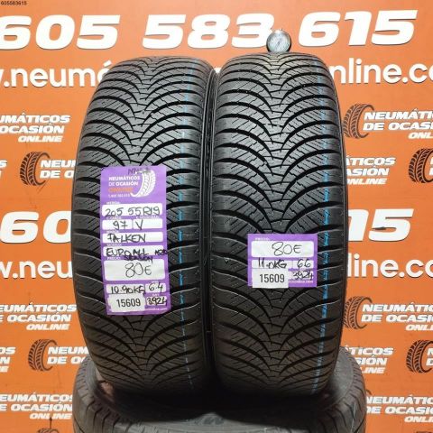 2X 205 55 R19 97V M+S* FALKEN EUROALL SASSON  A520 6.4/6.6MM DOT 3924/3924