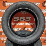 2X 235 55 R18 100V BRIDGESTONE TURANZA T005 5.5/6.5MM DOT 3923/2724
