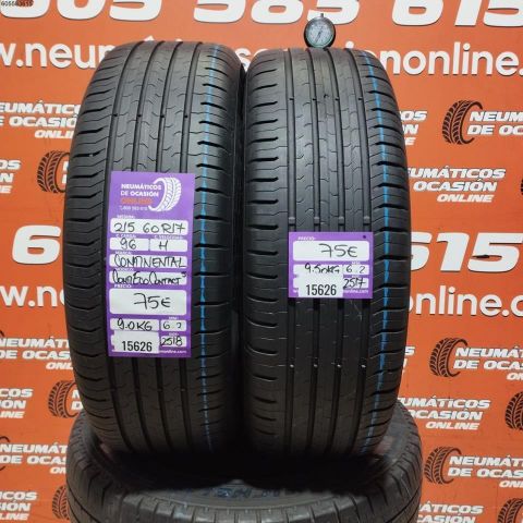 215 60 R17 96H CONTINENTAL CONTI ECO CONTACT 5 6.2/6.2MM  DOT 2517/2518