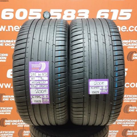 2X 295 40 R21 111Y XL SUV MICHELIN PILOT SPORT 4 6.6/6.6MM DOT 1424/2142