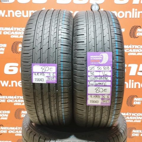 215 50 R18 96V XL CONTINENTAL ECO CONTACT 6 5.6/5. DOT 3023/3023