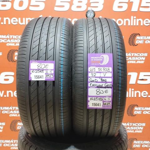 2X 215 50 R18 92V GOODYEAR EFFICIENT GRIP PERFORMANCE 2 6.8/6.8MM DOT 1624/2224