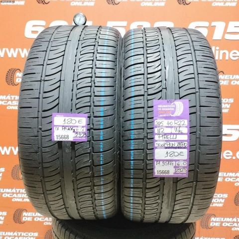 2X 295 40 R22 112W XL M01 PIRELLI SCORPION ZERO ASIMMETRICO 6.0/6.2MM DOT 2923/2923