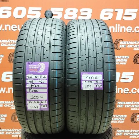 2X 235 50 R20 104Y XL JLR PIRELLI P ZERO 6.0/6.0MM DOT 1724/5120