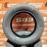 2X 215 60 R17 96H CONTINENTAL ECO CONTACT 6 5.1/5.1MM DOT 4324/4022