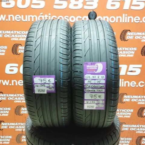225 50 R18 95W BRIDGESTONE TURANZA T001 5.3/5.3MM DOT 1423/4523