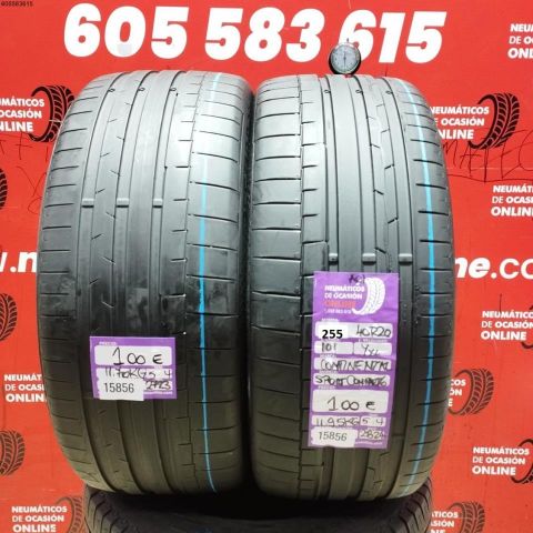 2x 255 40 R20 101Y XL CONTINENTAL SPORT CONTACT 6 5.4/5.4MM DOT 2723/2824
