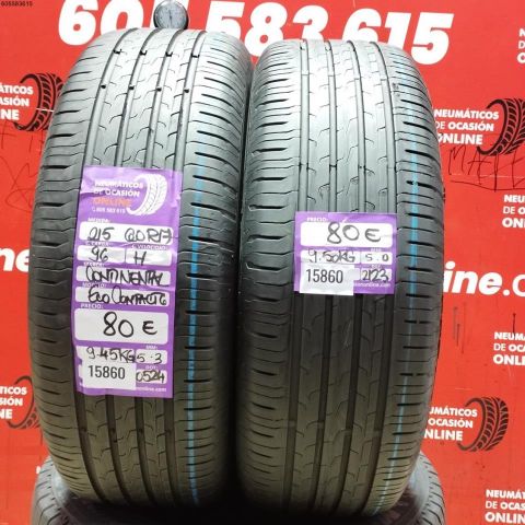 215 60 R17 96H CONTINENTAL ECO CONTACT 6 5.3/5.0MM DOT 0524/2123
