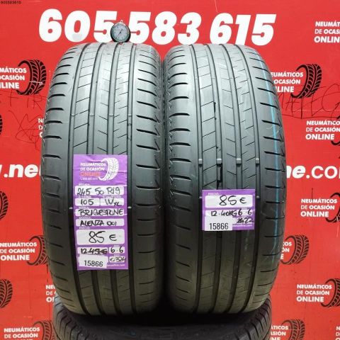 2X 245 50 R19 105W XL BRIDGESTONE ALENZA 001 6.6/6.6MM DOT 0324/2422