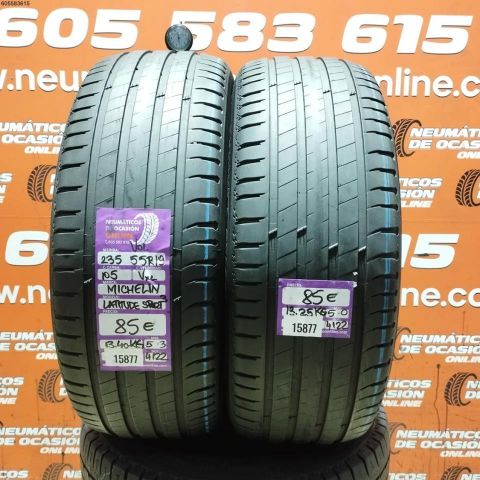 235 55 R19 105V MICHELIN LATITUDE SPORT 3 5.3/5.0MM DOT 4122/4122