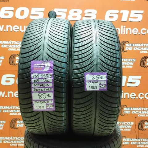 2X 235 55 R19 105V XL M+S* MICHELIN PILOT ALPIN 5 6.1/6.1MM DOT 4820/4023